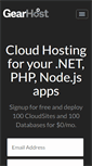 Mobile Screenshot of gearhost.com